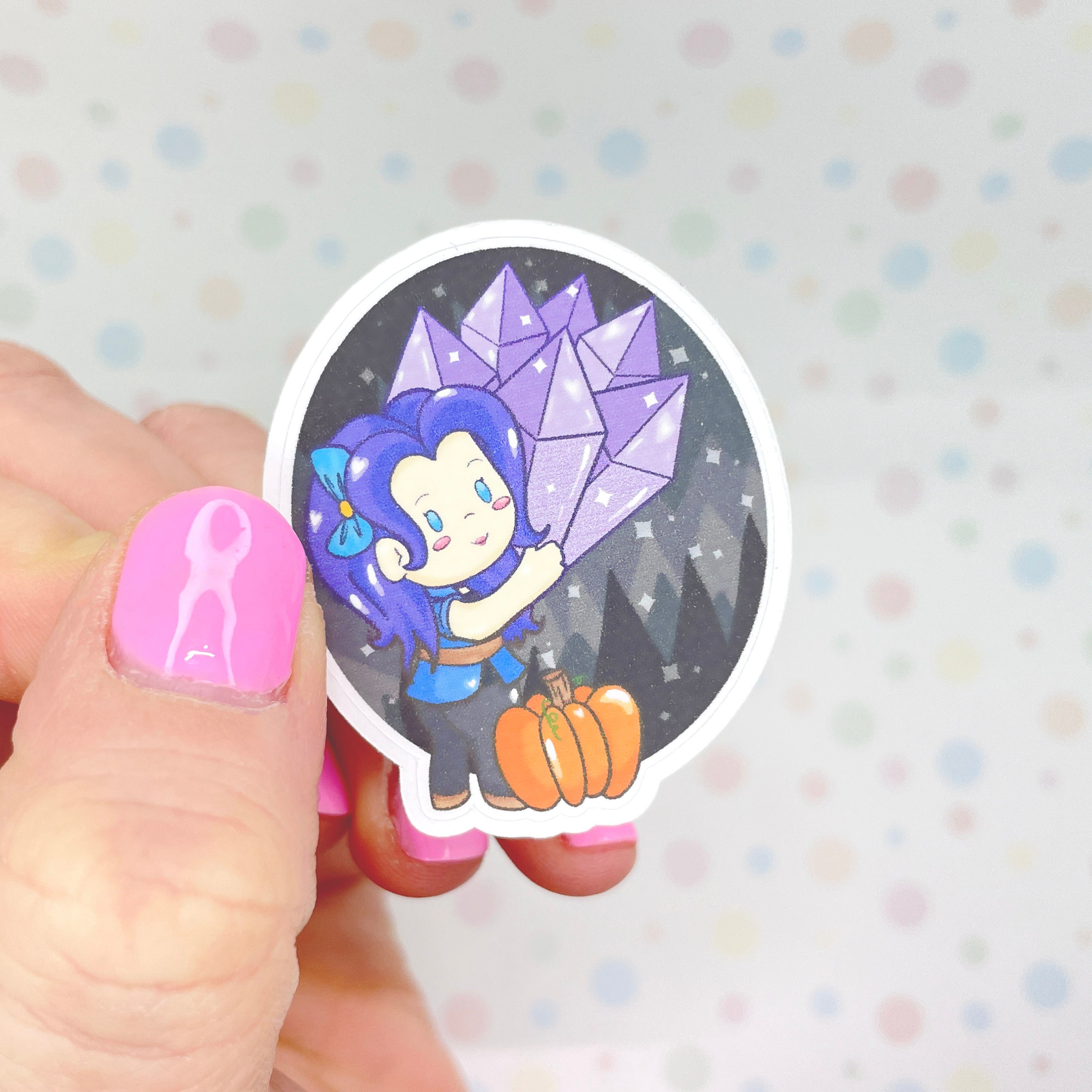 Stardew Valley Abigail Sticker Abigail Sticker Stardew | Etsy