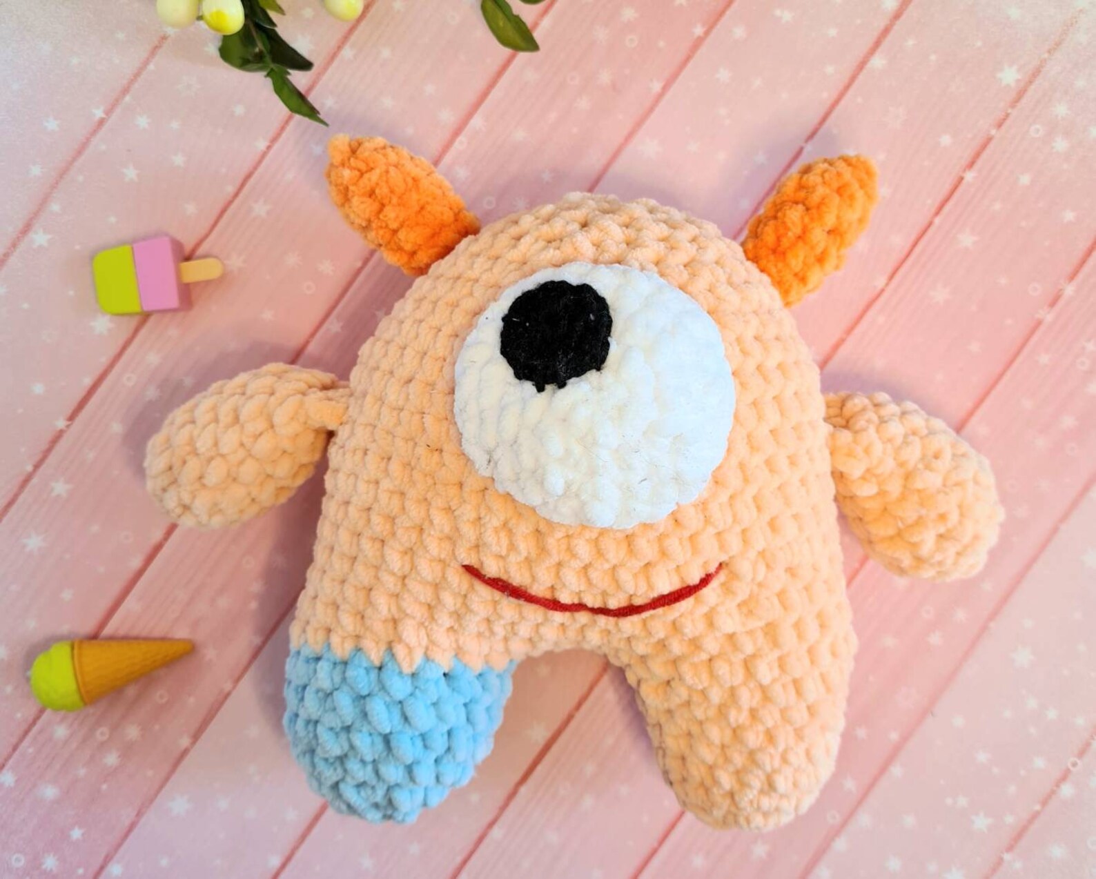 Häkeln Monster Plüsch Stofftier Tierplüsch Puppe Alien | Etsy