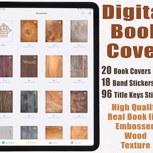 Wood Texture Digital Notebook Covers | Nature texture Digital Journal Cover | Digital Planner Covers |Digital Book Cover |Goodnotes Cover
