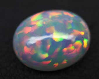 9x12 MM 2.20 Cts Size Brilliant Natural Ethiopian Opal Oval Faceted