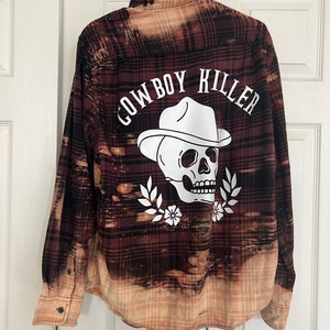 Brown Cowboy Killer Bleached Flannel