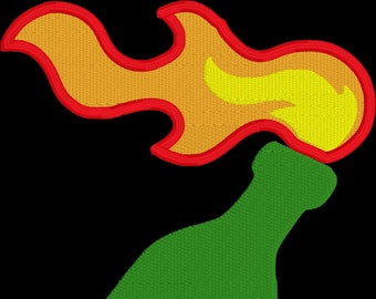 Molotov Embroidery Design, 7 Sizes (Digital Download)
