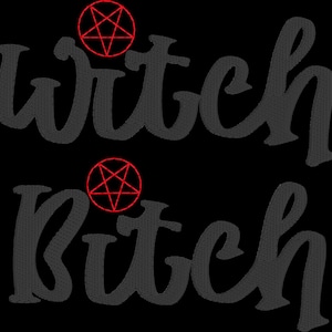 Witch Bitch Stickdatei (dst, exp, hus, jef, pes, sew, vp3, xxx)