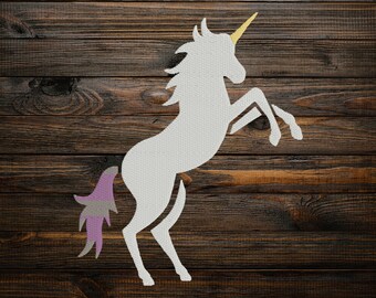 Unicorn Embroidery Design, Fantasy Creature Logo (dst, exp, hus, jef, pes, sew, vp3, xxx)