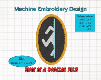 Portal Entrance Machine Embroidery Design (Digital File)