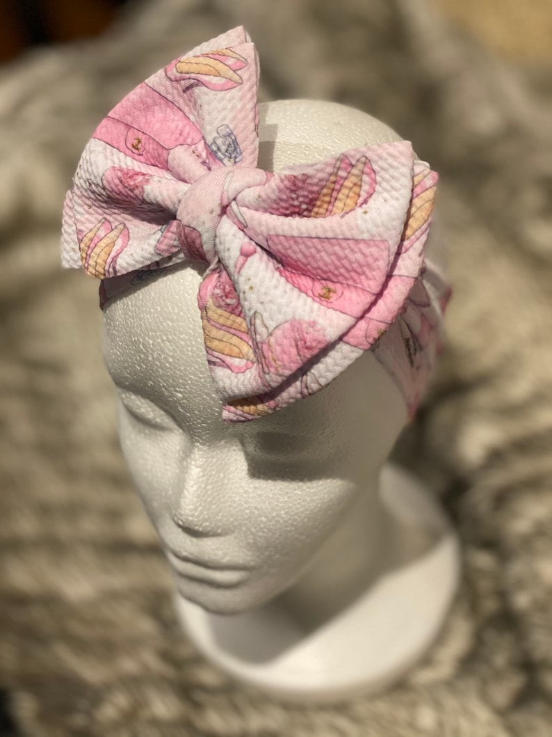 Baby Girl Headband Double Big Bow Headwrap