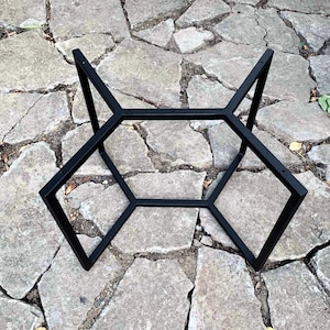 Metalltischbasis, Stahltischrahmen, Couchtischbasis, Metalltischbeine, Vollrahmen-Metalltischbasis