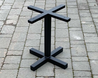 Sculptural Style Metal Table Base, Steel Table Frame, Coffee Table Base, Metal Table Legs, Full Frame Metal Table Base, Pedestal Table Base