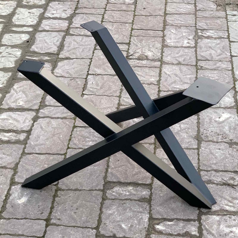 Unique Metal Coffee Table Base, Metal Table Legs, Full Frame Metal Table Base, Steel Table Frame, Coffee Table Base image 6
