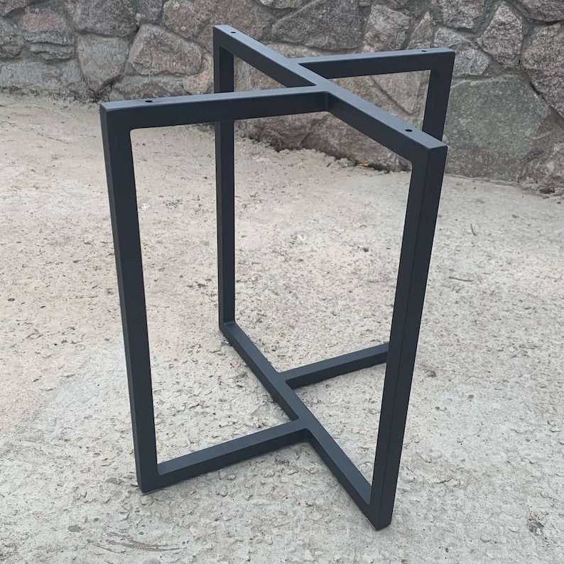 Metal Table Base Steel Table Frame Coffee Table Base Metal Etsy