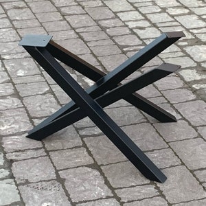 Unique Metal Coffee Table Base, Metal Table Legs, Full Frame Metal Table Base, Steel Table Frame, Coffee Table Base image 5