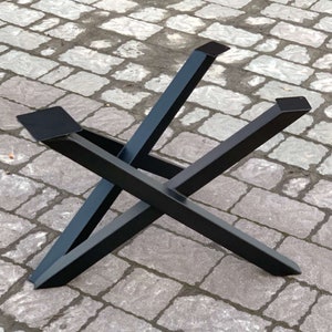 Unique Metal Coffee Table Base, Metal Table Legs, Full Frame Metal Table Base, Steel Table Frame, Coffee Table Base image 3