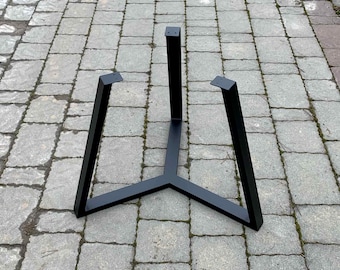 Base exclusiva para mesa de centro com tampo redondo, pés de mesa industriais, base de mesa de metal com estrutura completa para mesa de centro, estrutura de mesa em aço.