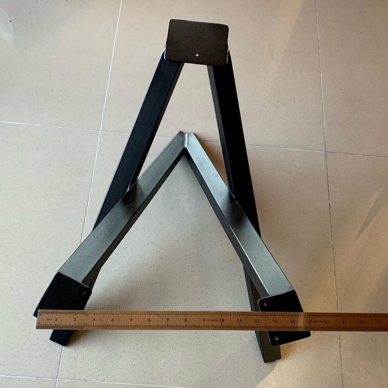 Unique Metal Coffee Table Base, Metal Table Legs, Full Frame Metal Table Base, Steel Table Frame, Coffee Table Base image 8