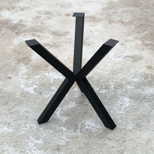 Metal Coffee Table Base, Steel Table Frame, Coffee Table Spider Base, Industrial Spider Steel Table Legs, Full Frame Round table