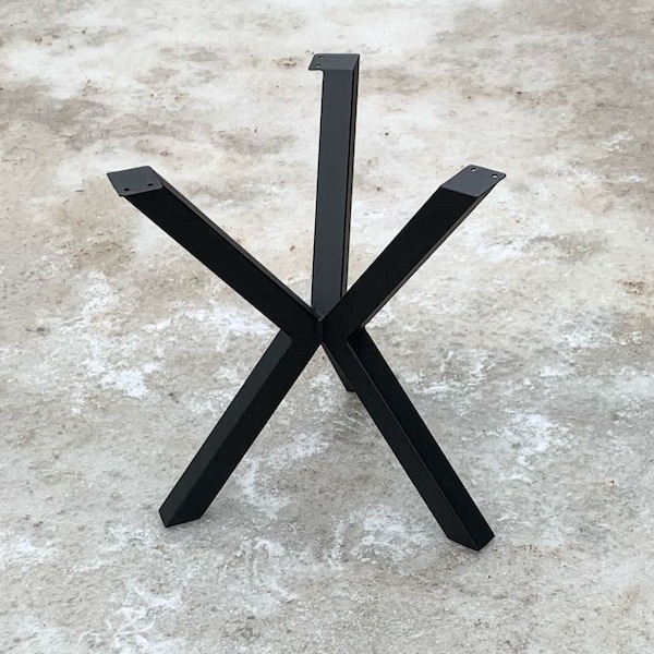 Metal Coffee Table Base, Steel Table Frame, Coffee Table Spider Base, Industrial Spider Steel Table Legs, Full Frame Round table