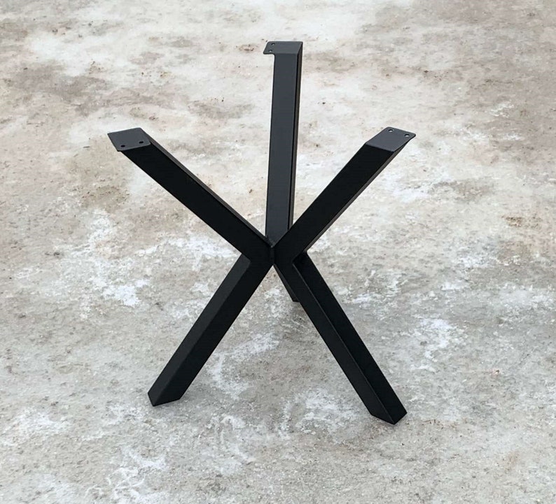 Metal Coffee Table Base, Steel Table Frame, Coffee Table Spider Base, Industrial Spider Steel Table Legs, Full Frame Round table 