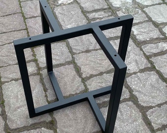 Metalen tafelvoet, stalen tafelframe, salontafelvoet, metalen tafelpoten, volledig metalen tafelframe