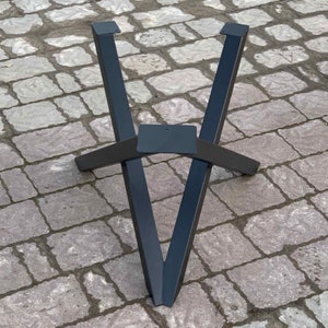 Unique Metal Coffee Table Base, Metal Table Legs, Full Frame Metal Table Base, Steel Table Frame, Coffee Table Base image 4