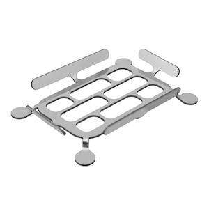 Edelstahl-Seifenschale, modernes Badezimmer-Dekor