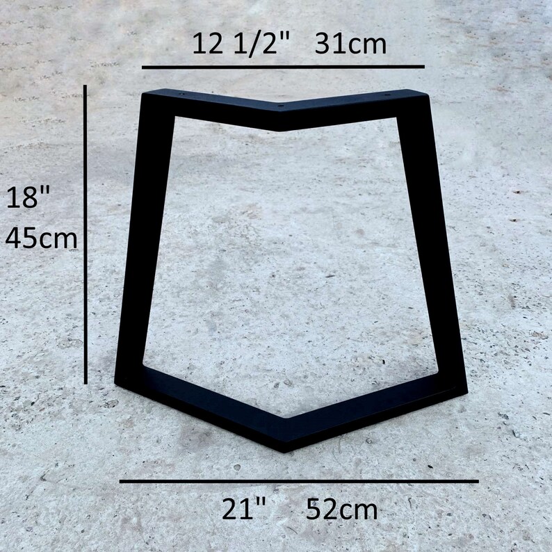 Metal Coffee Table Legs Industrial Style Legs Steel Legs Etsy