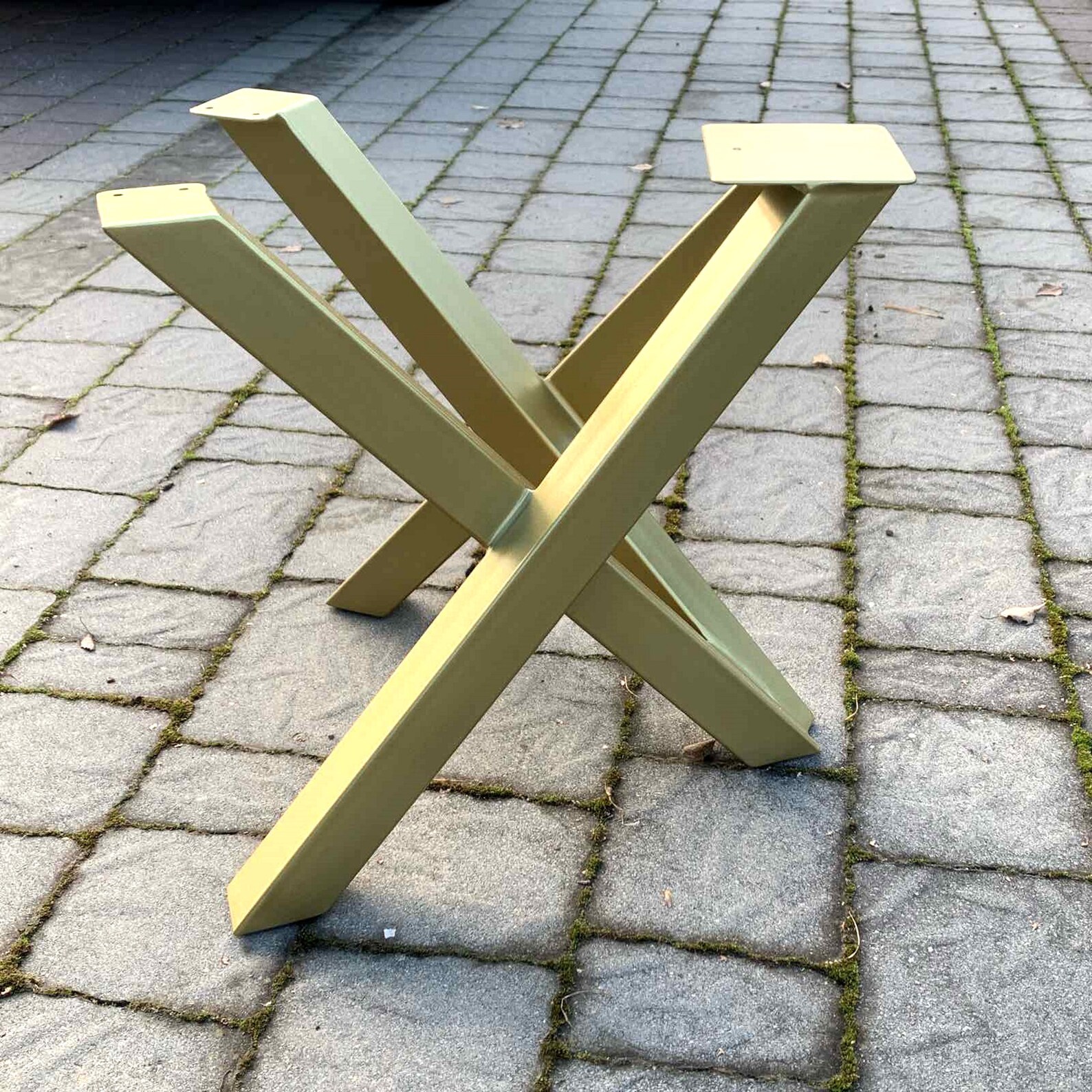 Unique Metal Coffee Table Base, Metal Table Legs, Full Frame Metal