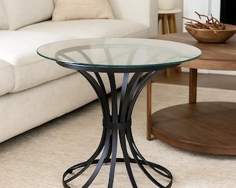 Base de mesa de metal / Estrutura de mesa de centro / Estilo moderno / Formato redondo e curvilíneo / Pedestal de mesa / Pé de mesa / Pés de móveis