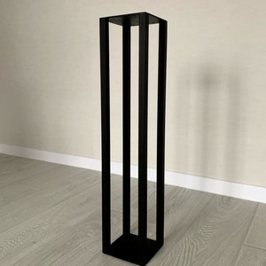 Metal Leg, Dinner Table Legs, Desk Leg, One Metal Leg, 29 Inch Metal Leg, Table Base, Square Metal Table Leg.
