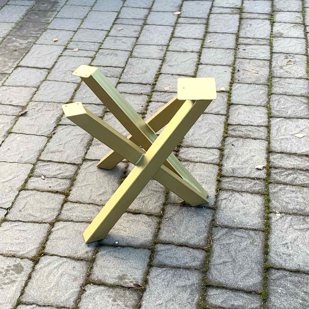 Unique Metal Coffee Table Base, Metal Table Legs, Full Frame Metal