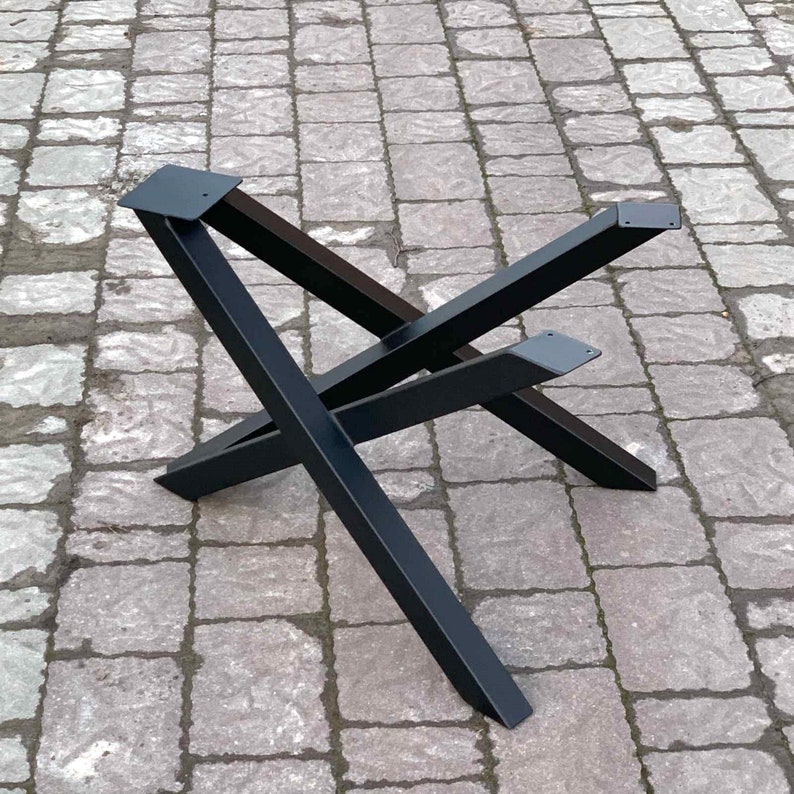 Unique Metal Coffee Table Base, Metal Table Legs, Full Frame Metal Table Base, Steel Table Frame, Coffee Table Base image 7