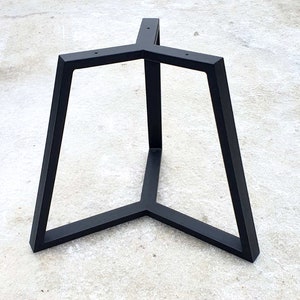 Unique Coffee Table Base for ROUND table top, Industrial Table Legs, Full Frame Metal Table Base for coffee table, Steel Table Frame