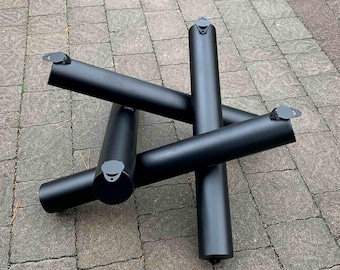 Low Coffee Table Base, H12 x L25 x W25 Unique Metal Table Legs, Full Frame Metal Table Base, Steel Table Frame, Coffee Table Base