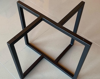 Metalen tafelvoet, stalen tafelframe, salontafelvoet, metalen tafelpoten, volledig metalen tafelframe