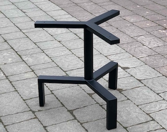 Elegant Metal Coffee Table Base, Metal Table Legs, Full Frame Metal Table Base, Steel Table Frame, Coffee Table Base , Black