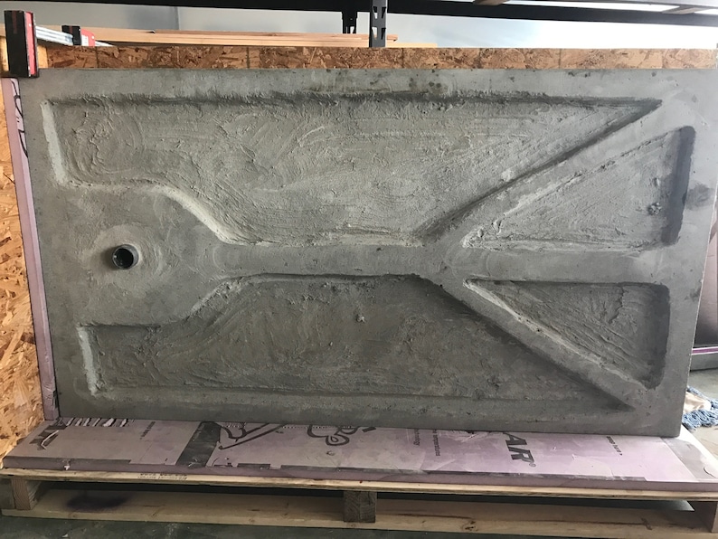 Custom Concrete Shower Pan Etsy