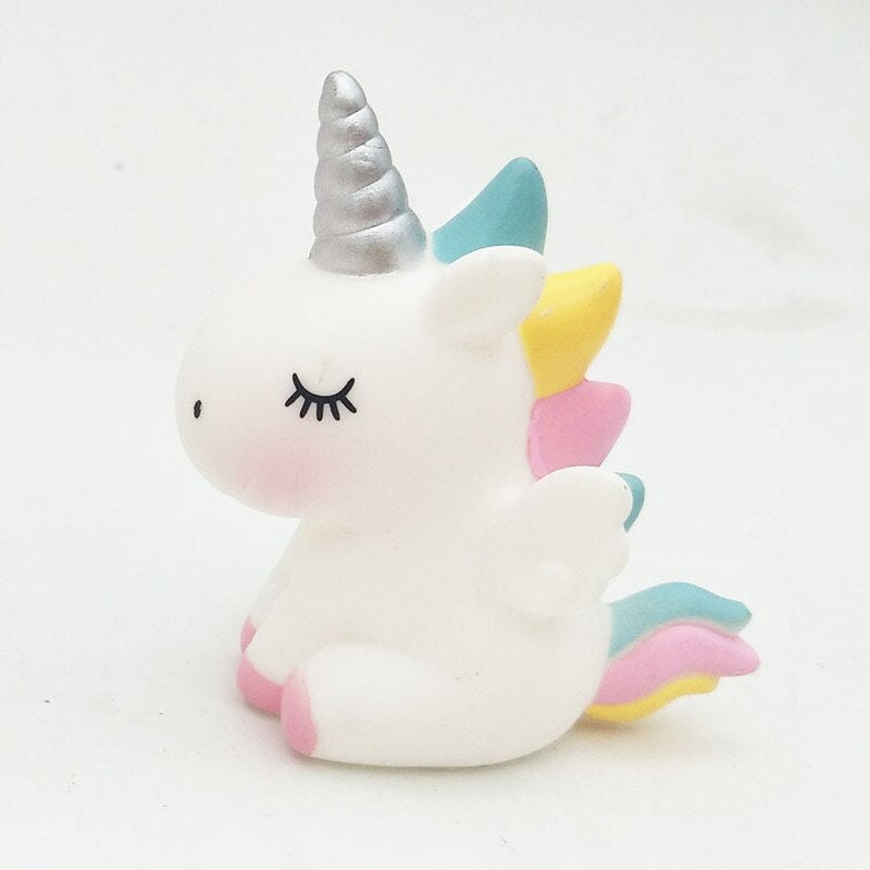 unicorn cupcake topper wings unicorn cake ornaments set for etsy