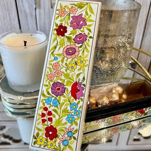 Papel machê Floral Tenues Feito à Mão Pintado à Mão Presente Jóias Armazenamento Apresentação Caixa Decorativa