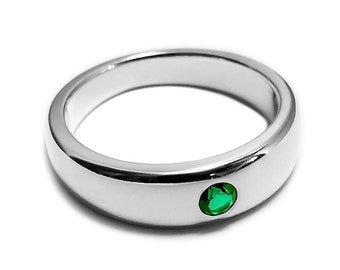 Emerald Ring,Sapphire ring Silver,Wedding Bends,Rings For Men,Matte Finish Rings,Handmade Rings,Silver Rings,Gold Wedding Bends