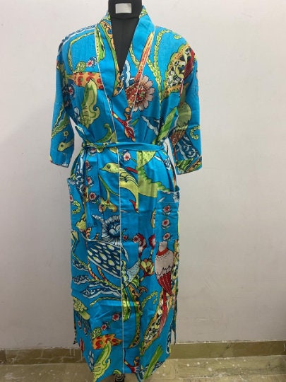 100% Cotton Kimono Robes Pure Cotton Kimono Cotton Kimono - Etsy