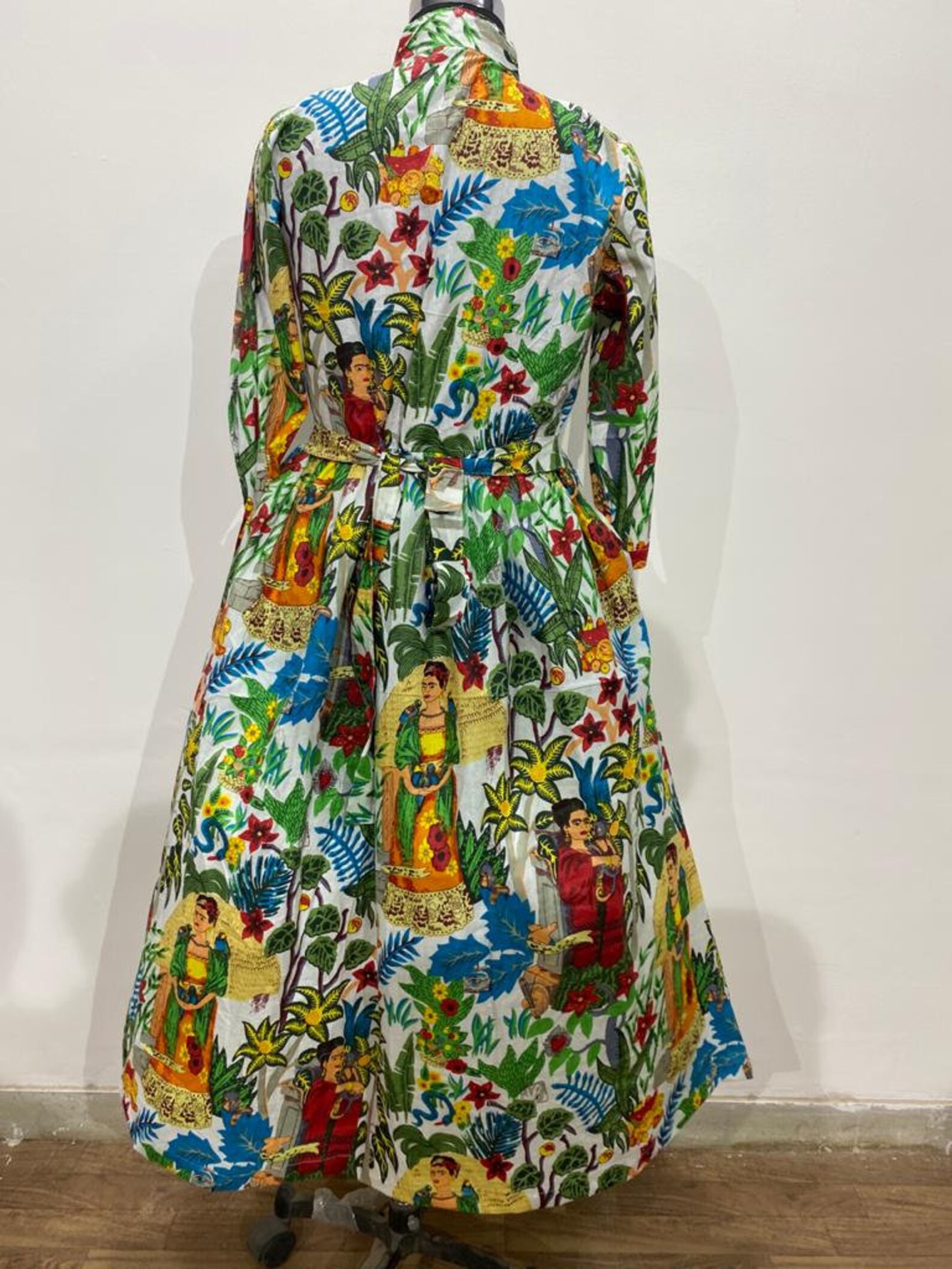 Frida Kahlo Maxi Dress Holiday Dress Women Dress Summer Outfit - Etsy