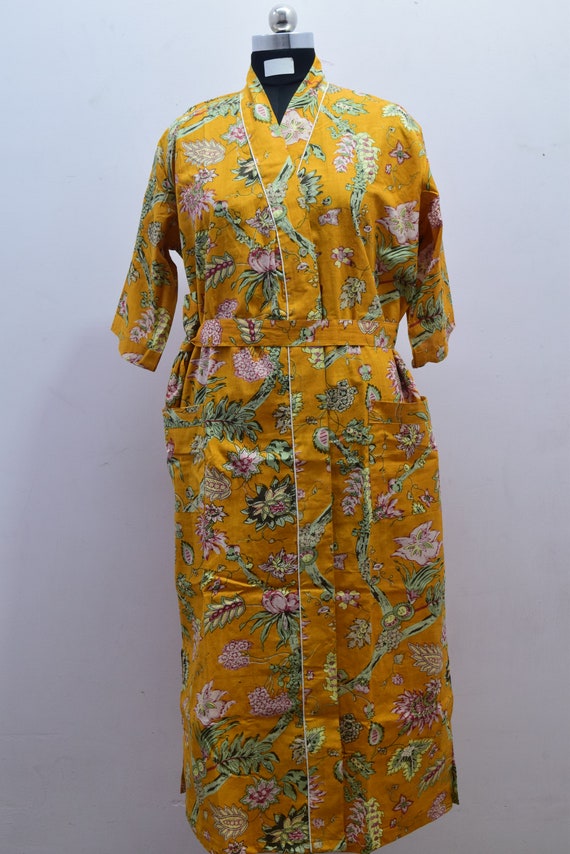 cotton sari robe