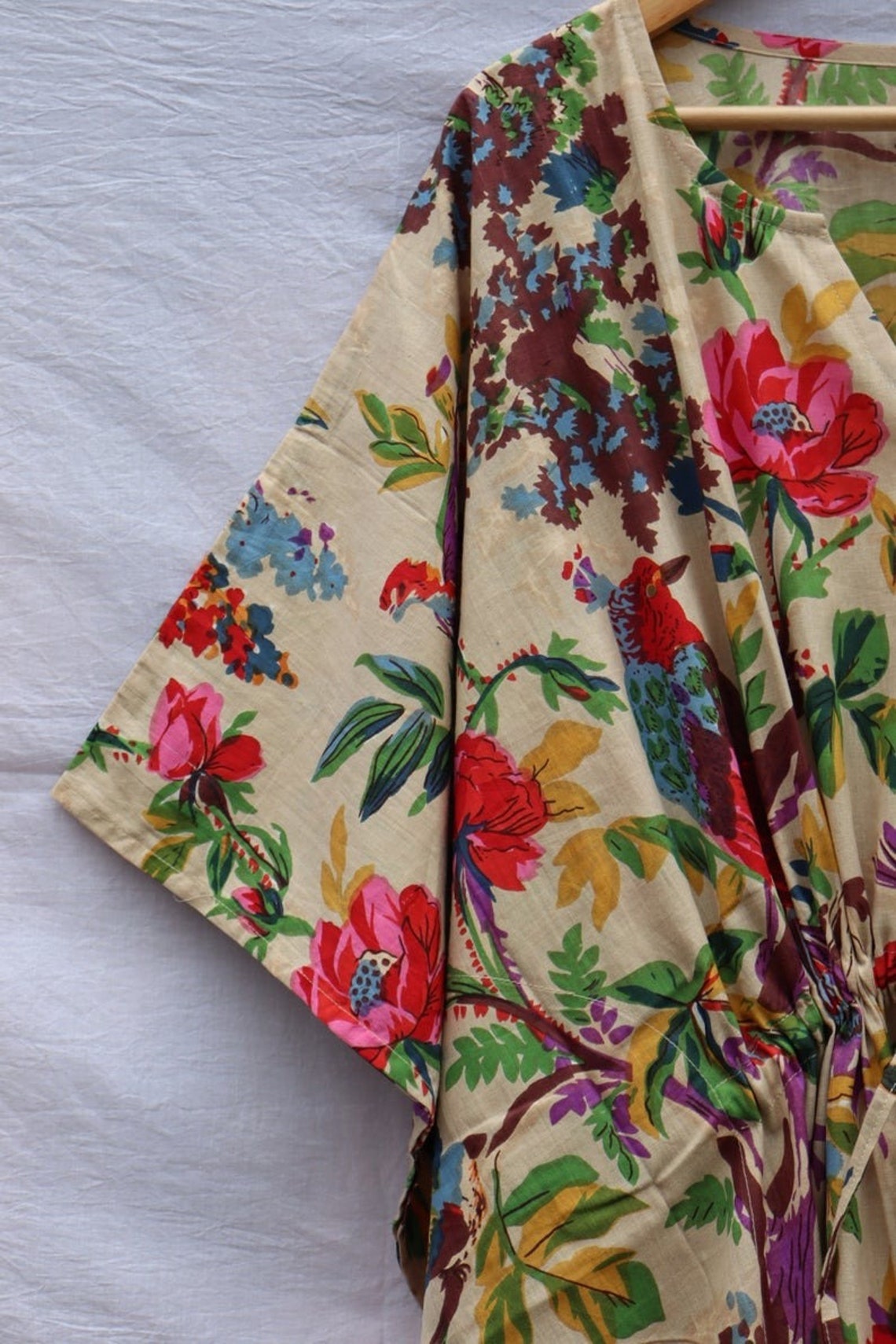 Block Print Dress Indian Dress Plus Size Clothing Caftan - Etsy