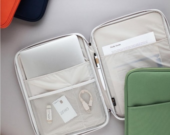 MacBook Pro 13 & 14 Case - 5 Colors | MacBook Pro 13" High Quality Pouch | MacBook Air 13 Case Opens Wide | iPad Pro 12.9 Zipper Sleeve