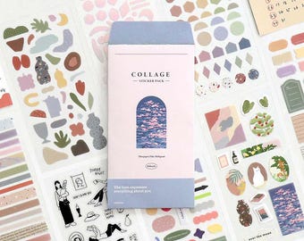 Deco Sticker | Sticker Collection | Diary Deco Sticker | Korean Sticker | Hologram Sticker | Clear Sticker | Scrapbook
