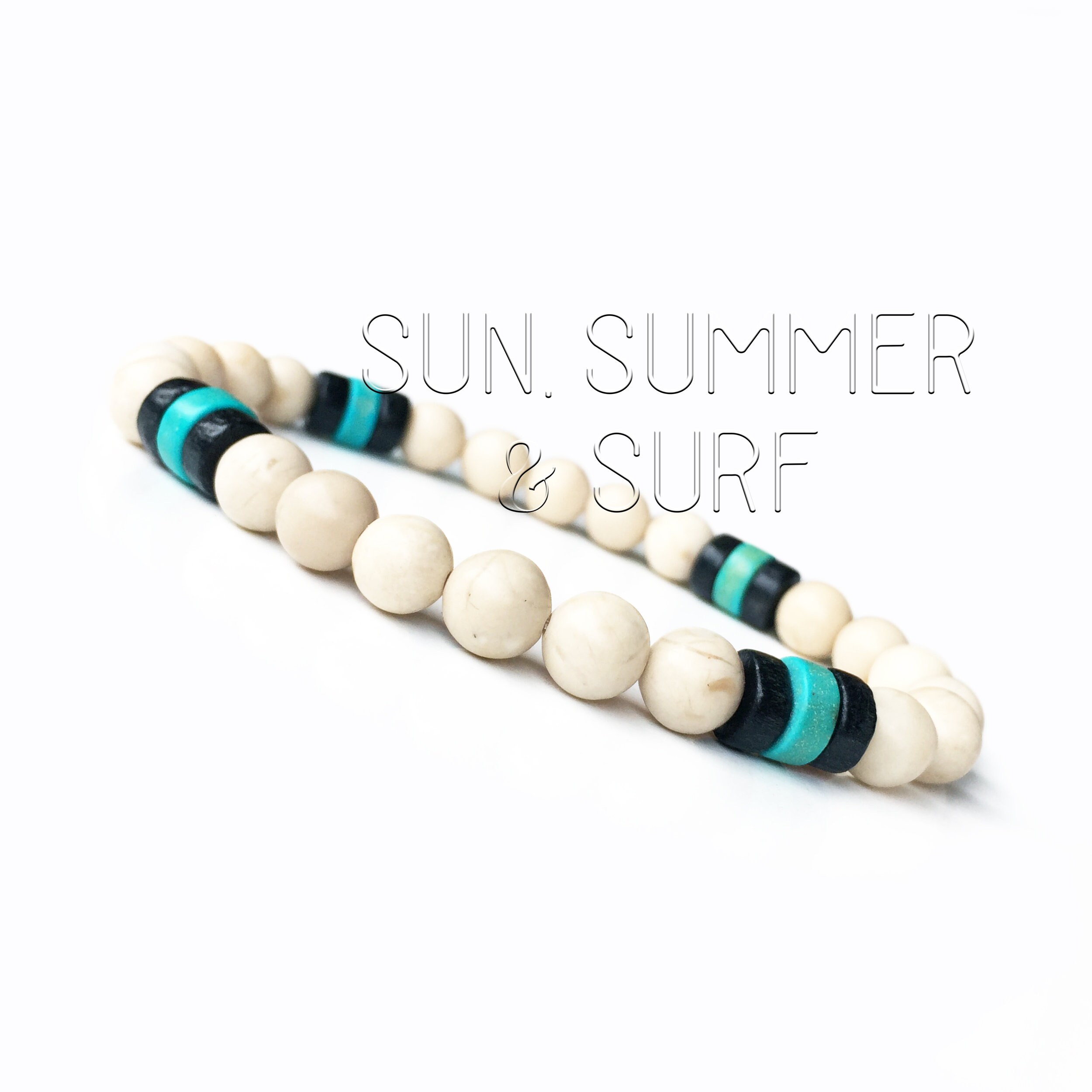 Surf Bracelet Surfer Style Bracelet Beaded Bracelet Etsy UK