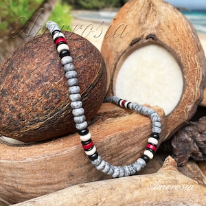 Surfer Necklace - Mens Beaded Necklace - Necklaces For Women - Boho Choker - Surfer Style Necklace - Gemstone Necklace - Tribal Jewelry