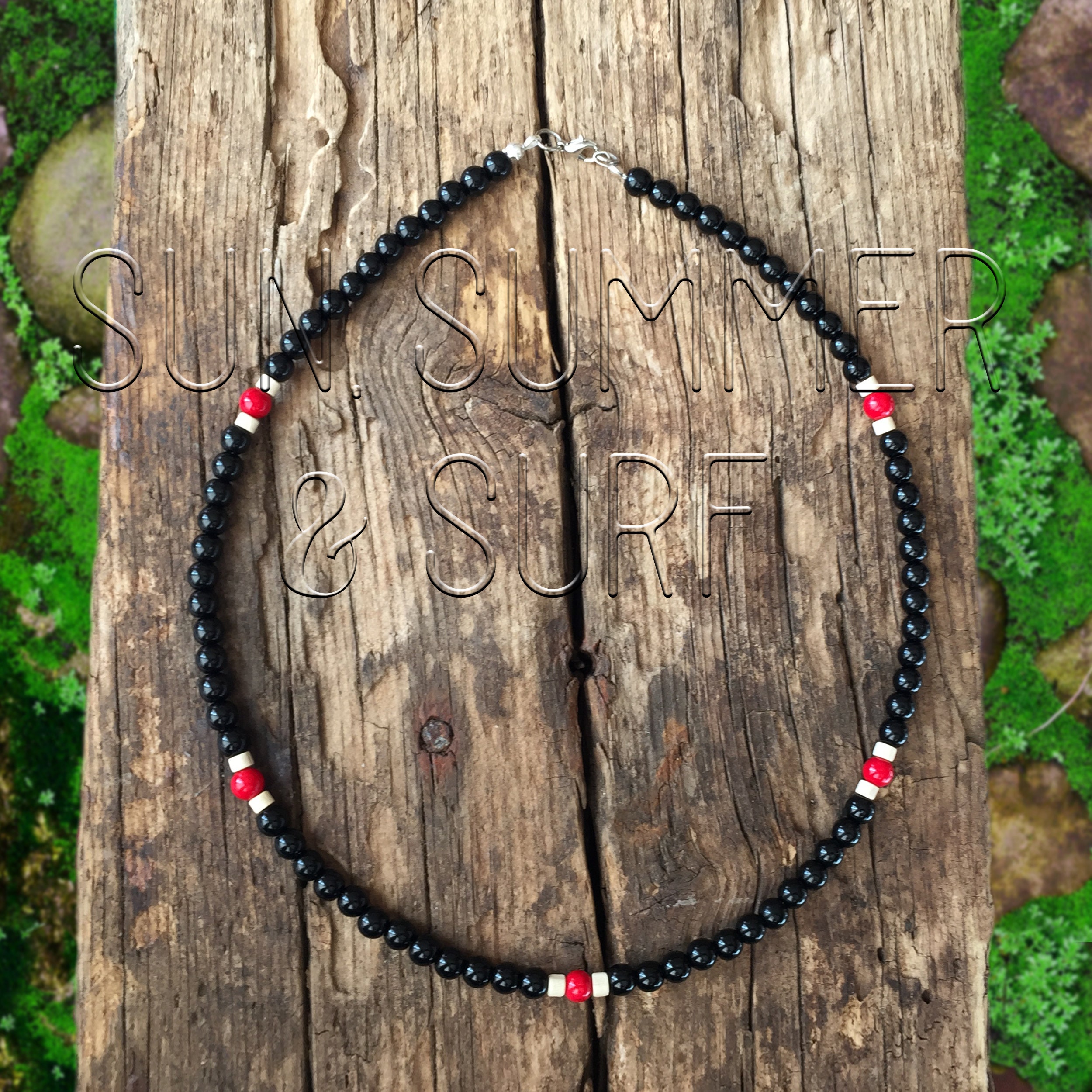 Surf Necklace Necklace for Men Surfer Style Necklace Etsy UK