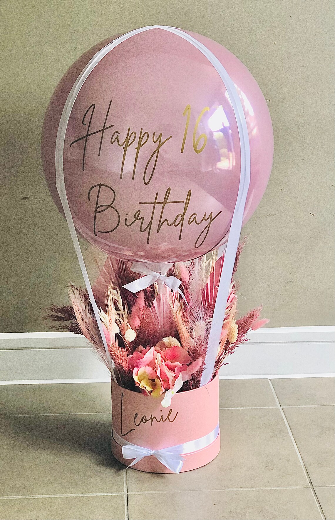 Personalised Hot Air Balloon Bouquet Etsy UK