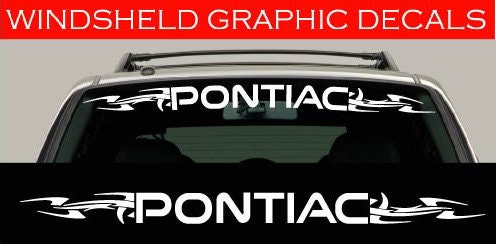 Pontiac decals on sale
