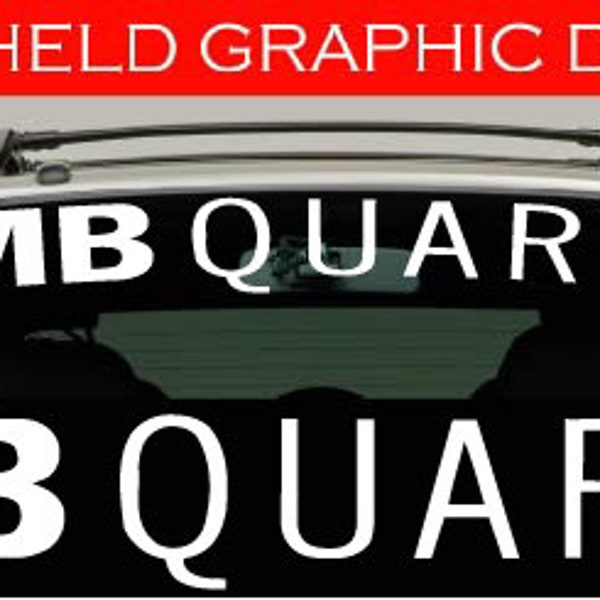 Mb Windshield Banner Etsy